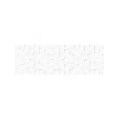 SNOW MOZAIK 3D - dekorcsempe (fehér, 25x75cm, 1,312m2)