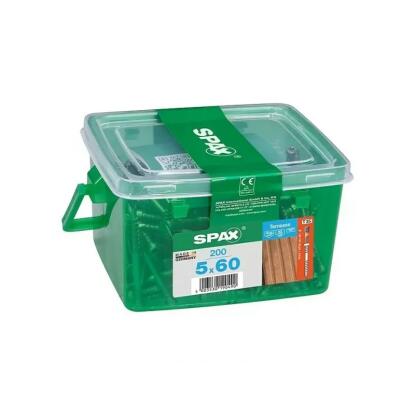 SPAX T-STAR PLUS T25 - teraszcsavar készlet (torx, 200db)