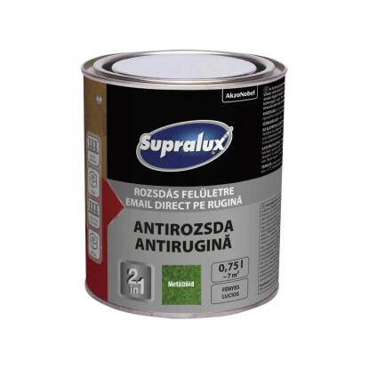 SUPRALUX ANTIROZSDA - fémfesték közvetlenül a rozsdára - fekete 0,75L