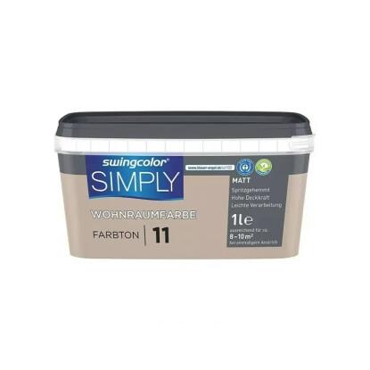 SWINGCOLOR SIMPLY - beltéri falfesték - barack (Nr. 25) 2,5L