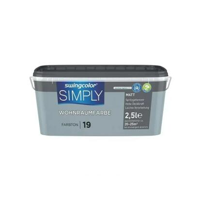 SWINGCOLOR SIMPLY - beltéri falfesték - grézs (Nr. 8) 2,5L