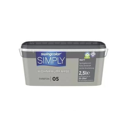 SWINGCOLOR SIMPLY - beltéri falfesték - sötét grézs (Nr. 5) 1L