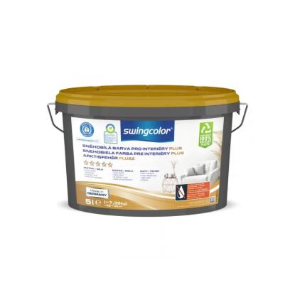 SWINGCOLOR - beltéri falfesték - arktisfehér plus 2,5L