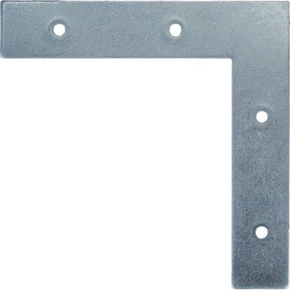 Sarokvas lapos horganyzott 75 mm x 75 mm x 14 mm