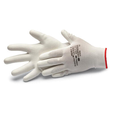 Schuller Paintstar white M/8 kesztyű PU bevonattal fehér