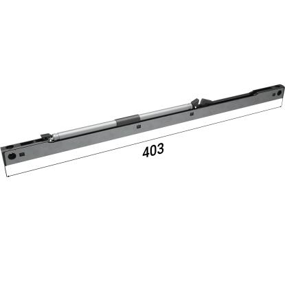 SlidingTECH két oldali ütközéscsillapító közepes_25 - 70 kg + aktiváló (650 mm szélességű ajtólapoktól)