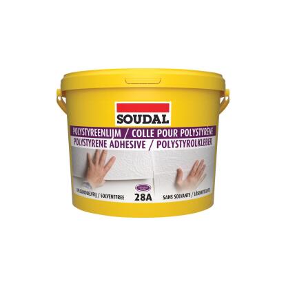 Soudal 28A Polystyrol ragasztó 17kg - Diszperziós