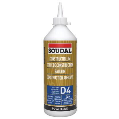 Soudal 66A Vízálló faragasztó 750g D4 - 1K Poliuretán - Kültéri