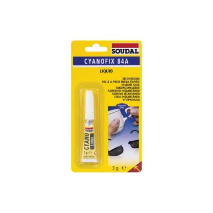 Soudal 84A Cyanofix 3g - Bliszteres (12 db/Bliszter)