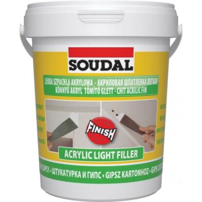 Soudal Akrilglett 0,9 liter - Festhető tömítő