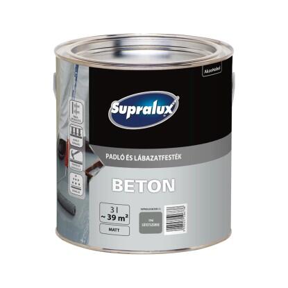 Supralux Beton padló és lábazatfesték 194 Sötétszürke 3 l