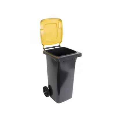 Szelektív szemetes (120L, sárga tetővel)