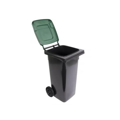 Szelektív szemetes (120L, zöld tetővel)