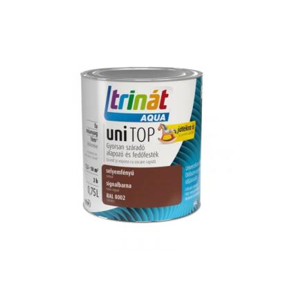 TRINÁT AQUA UNITOP - alapozó és fedőfesték - sárga (selyemfényű) 0,75L