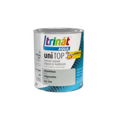 TRINÁT AQUA UNITOP - alapozó és fedőfesték - világosszürke (matt) 0,75L