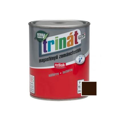TRINÁT - zománcfesték - sötétbarna (magasfényű) 0,5L