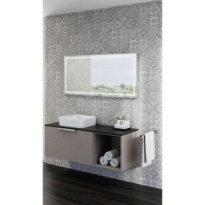 Tboss Floating Mirror Aura 140x60 laptükör, led, érintőkapcsoló, páramentesítő