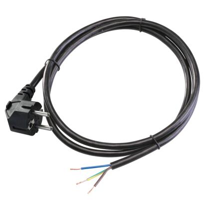Tracon Csatlakozódugó kábellel, fekete 3×1,0mm2
