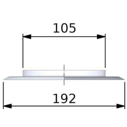 Tricox 100 takaró lemez alu (2db/csomag)