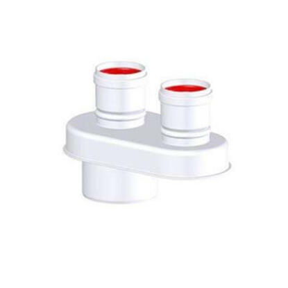 Tricox PPs/Alu 80/125 - 2 x 80mm osztó adapter (PAD6020)