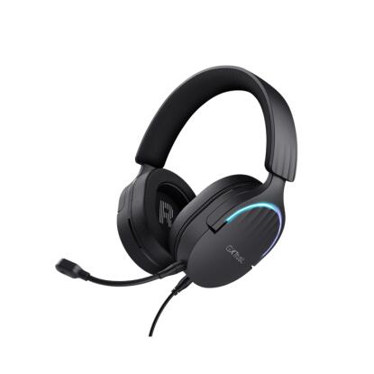 Trust GXT490 Fayzo 7.1 USB vezetékes fekete gamer headset