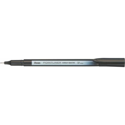 Tűfilc, 0,4 mm, PENTEL "Pointliner", fekete