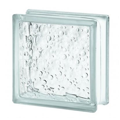 Üvegtégla clear savona 19x19x8 cm