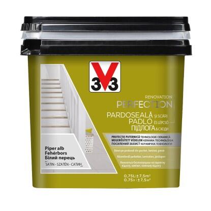 V33 Felújító Padló és lépcsőfesték Fehérbors 0,75l