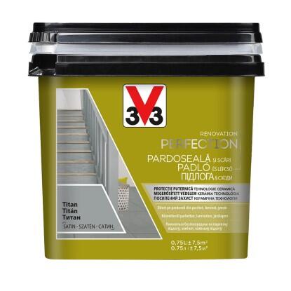 V33 Felújító Padló és lépcsőfesték Titán 0,75l