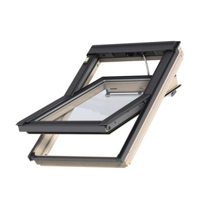 VELUX Elektromos GGL tetőtéri ablak fa, ragasztott üveg 94x140 cm