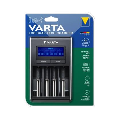 Varta 57676101401 LCD Dual Tech akkumulátor nélküli töltő