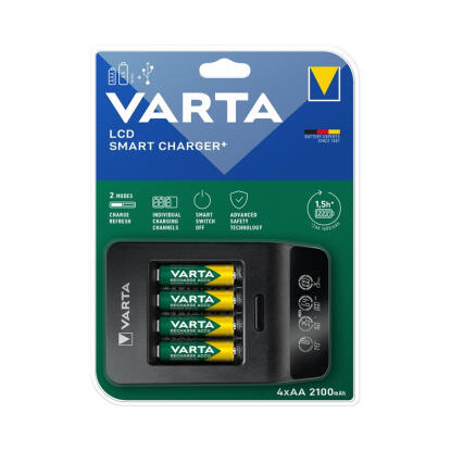 Varta 57684101441 LCD Smart Charger/4db/AA/2100mAh akku/akku töltő