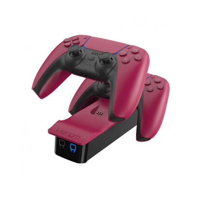 Venom VS5010 PS5 piros "Cosmic Red" dupla töltőállomás
