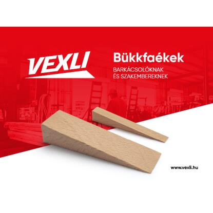 Vexli Burkolóék-FA hegyes, bükkfából, 250 db/cs. 55/7/0-8mm