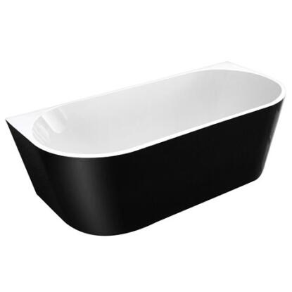 Wellis Calabria akril szabadon álló kád 170X80X58 fekete