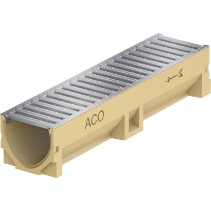 ACO Self Standardline ereszcsatorna, 0,5 m, ráccsal