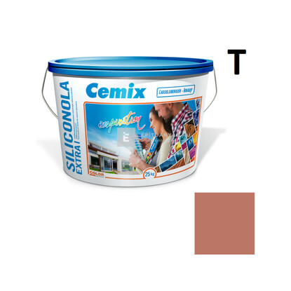 Cemix SiliconOLA Extra szilikon vékonyvakolat, dörzsölt 2 mm 5139 rusty 25 kg