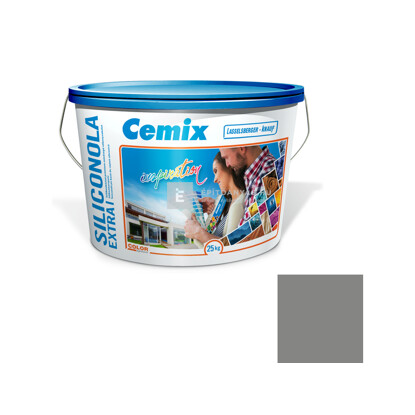 Cemix SiliconOLA Extra szilikon vékonyvakolat, dörzsölt 2 mm 5319 rock 25 kg