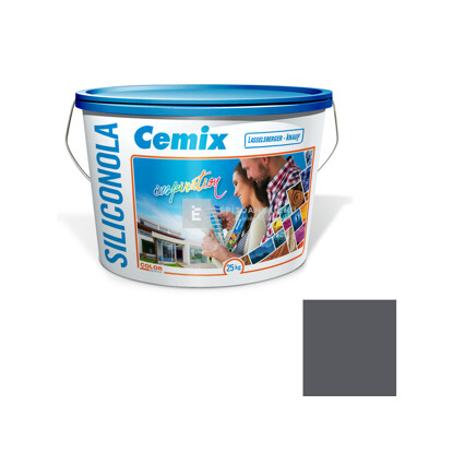 Cemix SiliconOLA Extra szilikon vékonyvakolat, kapart 1,5 mm 5329 rock 25 kg