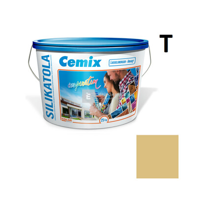 Cemix SilikatOLA szilikát vékonyvakolat, kapart 1,5 mm 4319 orange 25 kg