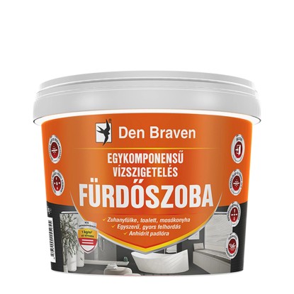 Den Braven Egykomponensű vízszigetelés - fürdőszoba 2,5 kg