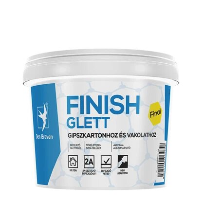 Den Braven Finish glett gipszkartonhoz 14 kg