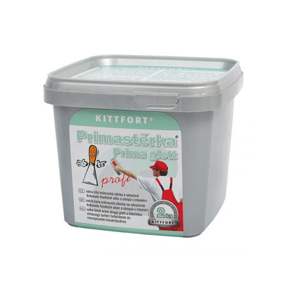 KITTFORT PRIMAGLETT - beltéri szuperfehér glett (2kg)