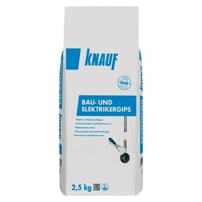 Knauf építési és villanyszerelő gipsz 2,5 kg