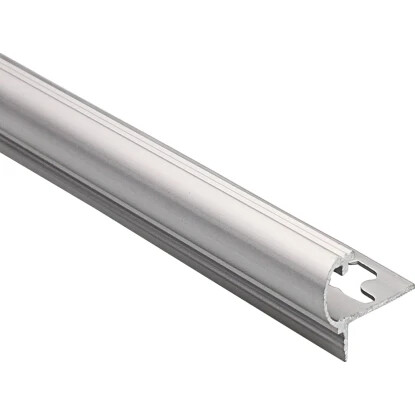 Lépcsőprofil eloxált alumínium 12 mm x 0,9 m matt ezüst