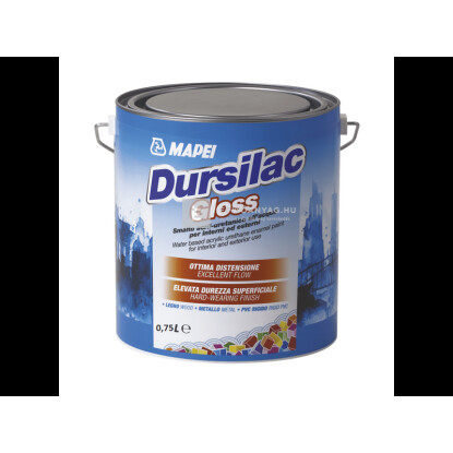 Mapei Dursilac Gloss zomácfesték fehér 0,75 l