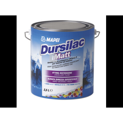 Mapei Dursilac Matt zománcfesték fehér 2,5 l