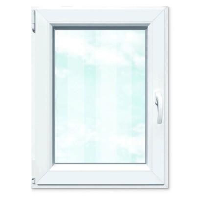 Műanyag ablak 58 cm x 118 cm jobbos fehér