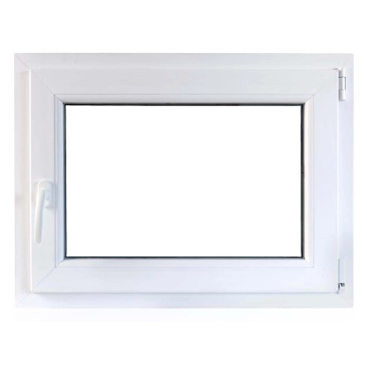 PVC ablak 58 cm x 88 cm jobbos fehér