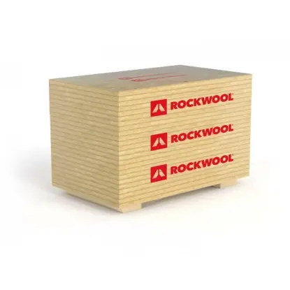 ROCKWOOL Roofrock 60 - Lapostető hőszigetelő lemez egyenes rétegrendű, 202x122x8 cm